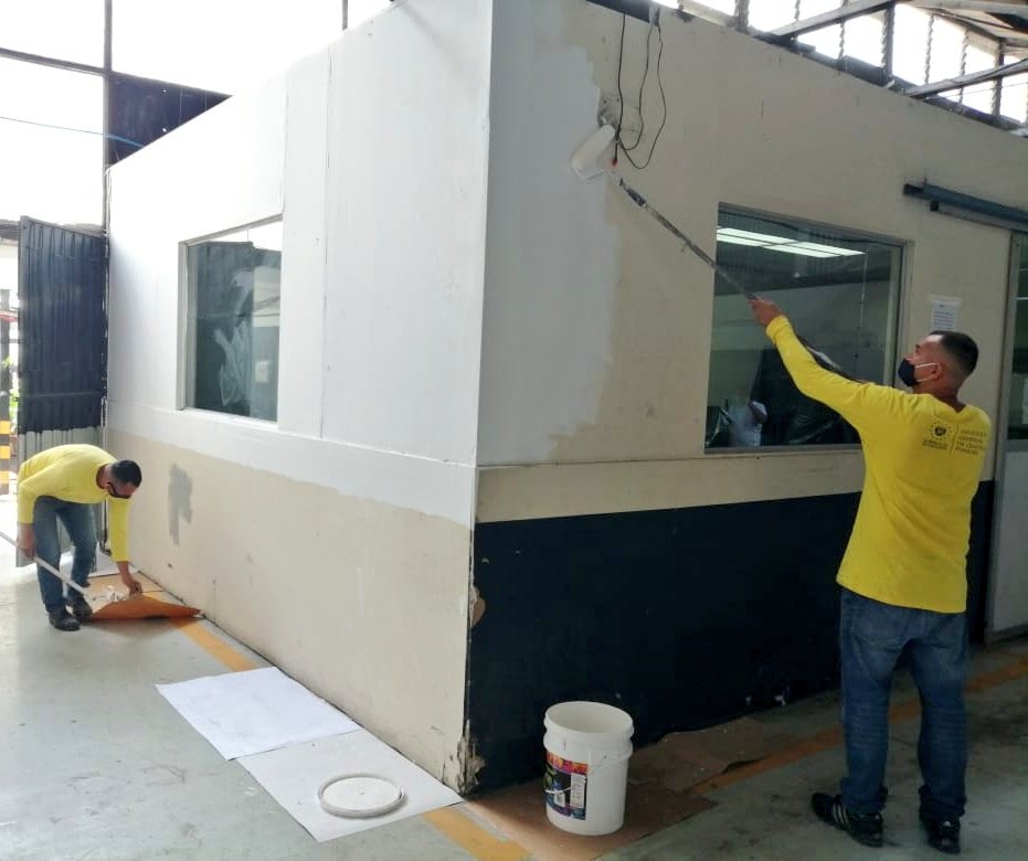 Reos en fase de confianza dan mantenimiento al edificio donde opera la Imprenta Nacional reos-en-fase-de-confianza-dan-mantenimiento-al-edificio-donde-opera-la-imprenta-nacional